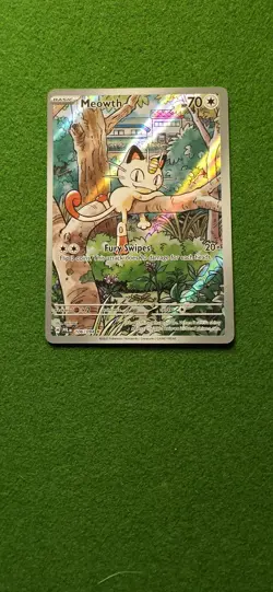 Meowth 106/094 Ultra Rare IR Holo Phantasmal Flames Pokemon TCG NM/M - Image 1