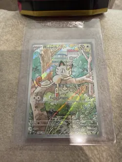 Pokemon TCG Meowth 106/094 Phantasmal Flames NM English - Image 1