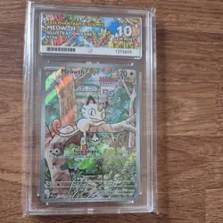 Ace 10 Meowth 106/094 - Phantasmal Flames - Illustration Rare - Pokemon TCG - Image 1