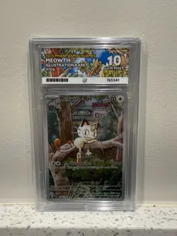 ACE 10 2026 Meowth 106/094 Phantasmal Flames Illustration Rare Pokemon TCG Card - Image 1