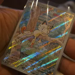 Pokemon TCG Meowth 106/094 Me02 Phantasmal Flames IR Holo - Image 4