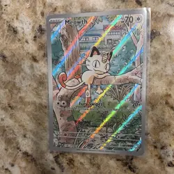 Pokemon TCG Meowth 106/094 Me02 Phantasmal Flames Illustration Rare Holo Eng - Image 3