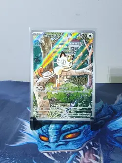 Meowth 106/094 Illustration Rare Phantasmal Flames - Pokemon Card TCG - Image 1