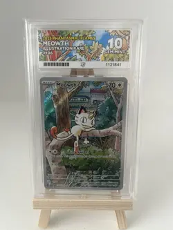 ACE 10 2026 Meowth 106/094 Phantasmal Flames Illustration Rare Pokemon TCG Card - Image 1