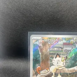 Pokemon TCG Meowth 106/094 Me02 Phantasmal Flames IR Holo EN - Image 2