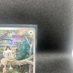 Pokemon TCG Meowth 106/094 Me02 Phantasmal Flames IR Holo EN - Image 3