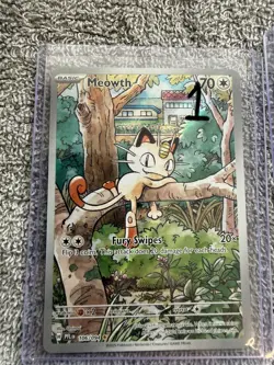 Meowth | 106/094 | Phantasmal Flames | Illustration Rare | Pokemon TCG - Image 2
