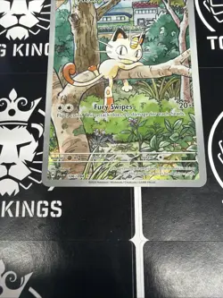 Meowth 106/094 Illustration Rare Phantasmal Flames Pokemon TCG - Image 2