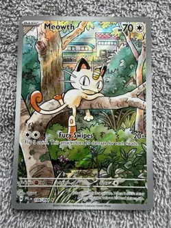 Meowth | 106/094 | Phantasmal Flames | Illustration Rare | Pokemon TCG - Image 1
