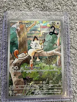 Meowth | 106/094 | Phantasmal Flames | Illustration Rare | Pokemon TCG - Image 3
