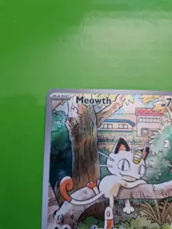 Meowth 106/094 Illustration Rare Phantasmal Flames English Pokemon Card TCG - Image 2