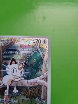 Meowth 106/094 Illustration Rare Phantasmal Flames English Pokemon Card TCG - Image 3