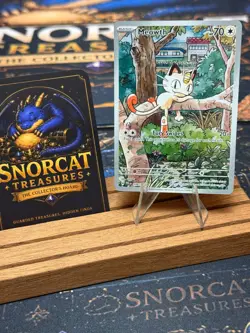 Meowth Pokemon TCG Card Phantasmal Flames IR 106/094 Engllish NM - Image 1