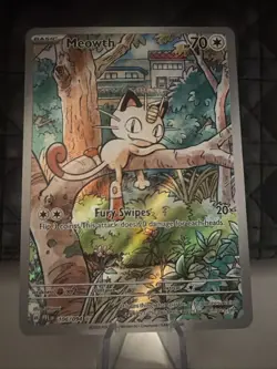 Meowth 106/094 Mega Evolution Phantasmal Flames English Pokemon Card TCG IR - Image 1