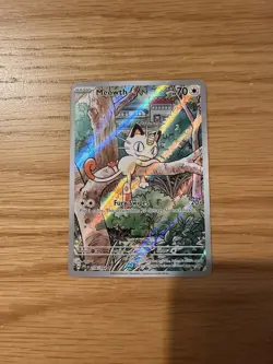 Pokemon TCG - Meowth 106/094 - Phantasmal Flames Illustration Rare - NM - Image 1