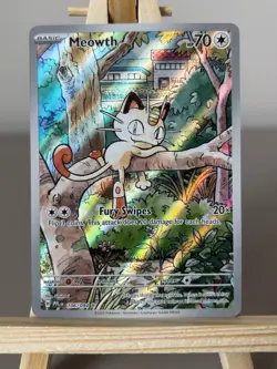 Meowth 106/094 IR Phantasmal Flames NM/M Pokemon TCG - Image 1