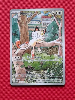 Pokemon TCG Meowth 106/094 Phantasmal Flames Near Mint - Image 1