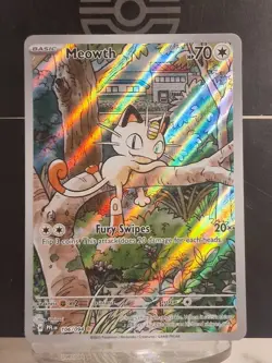 Pokemon TCG Meowth IR 106/094 Phantasmal Flames NM - Image 1