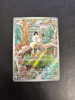 Pokemon TCG Meowth 106/094 Phantasmal Flames Near Mint - Image 1