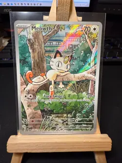 Pokemon TCG Meowth 106/094 Illustration Rare – Phantasmal Flames – Near Mint - Image 3