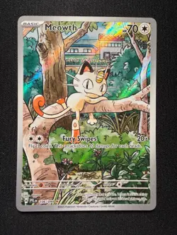 Pokemon TCG Meowth 106/094 Illustration Rare – Phantasmal Flames – Near Mint - Image 2