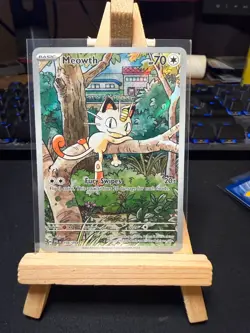 Pokemon TCG Meowth 106/094 Illustration Rare – Phantasmal Flames – Near Mint - Image 1