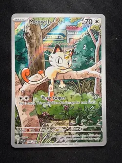 Pokemon TCG Meowth 106/094 Illustration Rare – Phantasmal Flames – Near Mint - Image 2