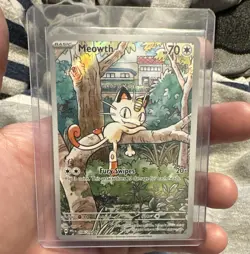 The Pokemon Company Pokemon TCG Meowth 106/094 Me02: Phantasmal Flames Holo IR - Image 1