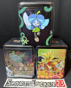 Lot of 3 Pokemon - TCG Stacking Tins (2025) Kitakami Artwork Set Factory SEALED - Image 1