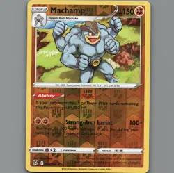 Pokemon TCG - Machamp 088/196 Holo Rare Lost Origin Reverse Holo LP - Image 1