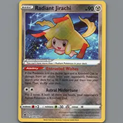 Pokemon TCG - Radiant Jirachi 120/195 Radiant Rare Silver Tempest NM - Image 1