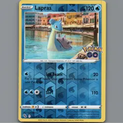 Pokemon TCG - Pokemon GO Lapras - 023/078 - Reverse Holo - MP - Image 1
