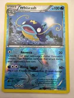 Whiscash 40/160 Primal Clash Reverse Holo Mint Pokemon Card - Image 1