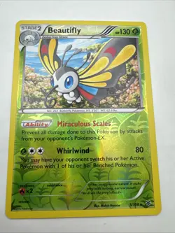 Pokemon TCG Beautifly Roaring Skies 5/108 Reverse Holo Rare - Image 1