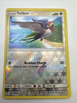 Pokemon - Taillow 103/145 - Guardians Rising - Reverse Holo - Image 1