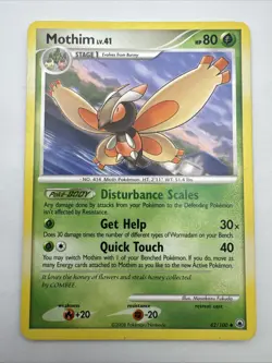 Mothim 42/100 Uncommon Majestic Dawn Pokemon - Image 1