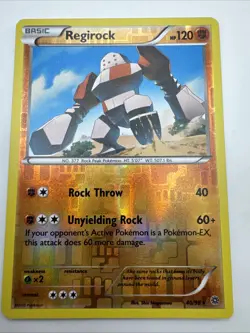 Pokemon Card Regirock Ancient Origin Reverse Holo Rare 40/98 Near Mint - Image 1