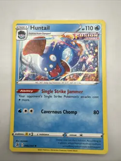 Pokemon Huntail 066/264 Fusion Strike Regular Rare - Image 1
