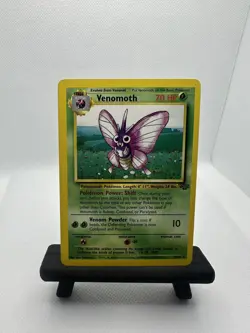 Venomoth 29/64 Jungle Set Non Holo Rare Vintage WOTC Pokemon Card 1999 - Image 1