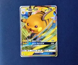 Raichu GX SM213 Pokemon Black Star Promo Full Art NM/MINT - Image 1