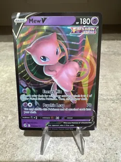 Mew V 113/264 2023 World Championship NM Pokemon Card Vance Kelley Deck FREE SH. - Image 1