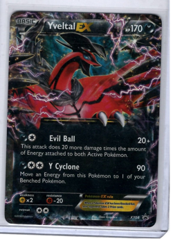 Yveltal EX XY08 Ultra Rare Black Star Promo Pokemon Card - Image 1