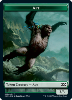 1 x Ape Token - Double Masters - NM-Mint - MTG - Image 1