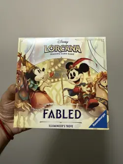 Disney Lorcana Fabled Illumineer's Trove Ravensburger Mickey Mouse Box SEALED 💫 - Image 1