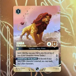 Disney Lorcana Simba Pride Protector Non-Foil Promo DLC Challenge 8/C2 EN NM - Image 2