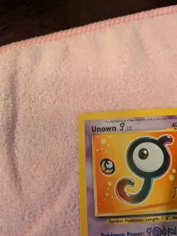 Unown [J] 38 Promo Wizards Black Star Promo Vintage WOTC Pokemon TCG Card - Image 3