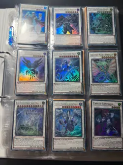 Yugioh Collection Binder includes 180 Shiny Cards and Binder - Image 1