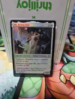 1 x MJ, Rising Star - Foil - Marvel's Spider-Man: Eternal-Legal - NM-Mint - MTG - Image 1