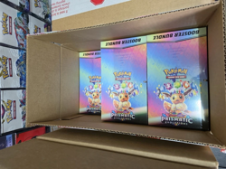Pokemon TCG Prismatic Evolutions Booster Bundle Display Case Fresh Factory Seale - Image 1