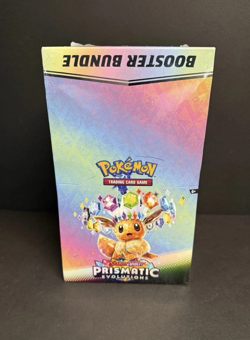 Pokemon TCG Prismatic Evolutions Booster Bundle Display Case Fresh Factory Seale - Image 2